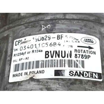 Recambio de compresor aire acondicionado para land rover range rover evoque (l538) 2.0 d referencia OEM IAM CPLA19D629BF  