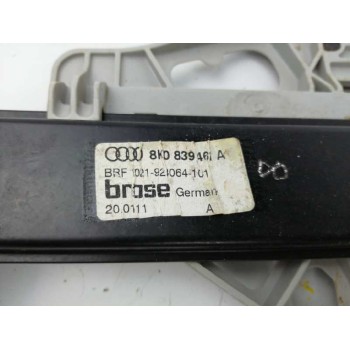 Recambio de elevalunas trasero izquierdo para audi a4 ber. (b8) 2.0 tdi referencia OEM IAM FUNDA 8K0839461A CARIBE FUNDA
