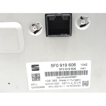 Recambio de pantalla multifuncion para seat leon st (5f8) 1.5 16v tsi act referencia OEM IAM 5F0919606  
