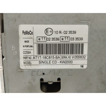 Recambio de sistema audio / radio cd para ford transit connect (tc7) 1.8 tdci cat referencia OEM IAM AT1T18C815BA  