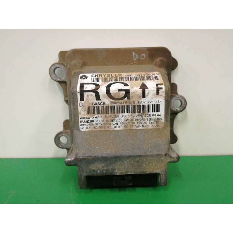 Recambio de centralita airbag para chrysler voyager (rg) 2.5 crd se referencia OEM IAM 04748604AC  