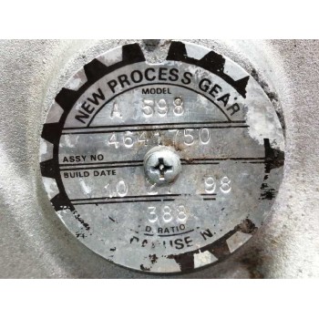 Recambio de caja cambios para chrysler voyager (gs) 2.5 turbodiesel referencia OEM IAM A598 NVT750 4641750