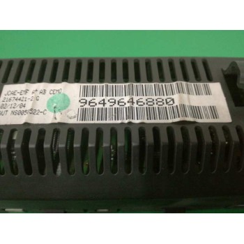 Recambio de pantalla multifuncion para citroën c4 berlina sx referencia OEM IAM 9649646880  