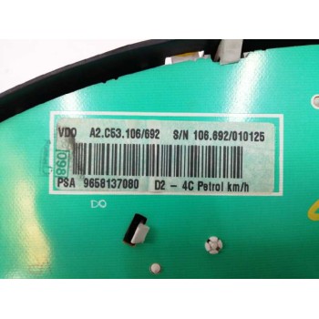 Recambio de cuadro instrumentos para peugeot 407 1.8 16v cat referencia OEM IAM 9658137080 A2C53014407 