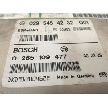 Recambio de centralita abs para mercedes-benz clase a (w168) 170 cdi (168.008) referencia OEM IAM 0295454232Q01 0265109477 