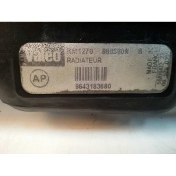 Recambio de radiador agua para peugeot 206 berlina xr referencia OEM IAM 9643183680  