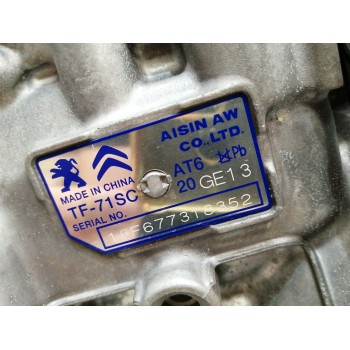 Recambio de caja cambios para peugeot 2008 (--.2013) 1.2 12v e-thp referencia OEM IAM 20GE13 10045 KM 