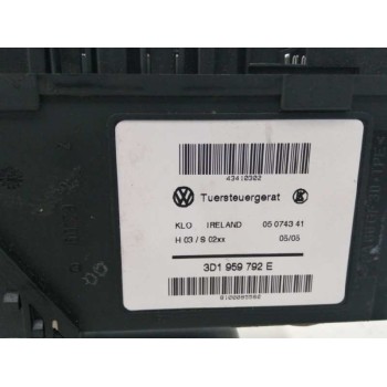 Recambio de motor elevalunas delantero derecho para volkswagen touareg (7la) 3.0 v6 tdi dpf referencia OEM IAM 3D1959792E 013082