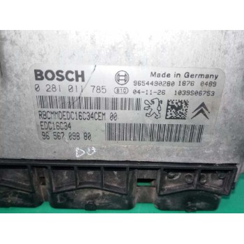 Recambio de centralita motor uce para citroën c3 1.4 hdi premier referencia OEM IAM 9656709880 0281011785 