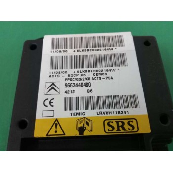 Recambio de centralita airbag para citroën c6 (td_) 2.7 hdi referencia OEM IAM 9663440480  