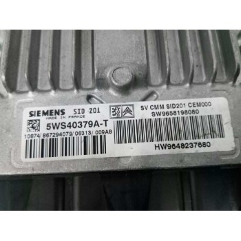 Recambio de centralita motor uce para citroën c6 (td_) 2.7 hdi referencia OEM IAM 9648237680 5WS40379AT 