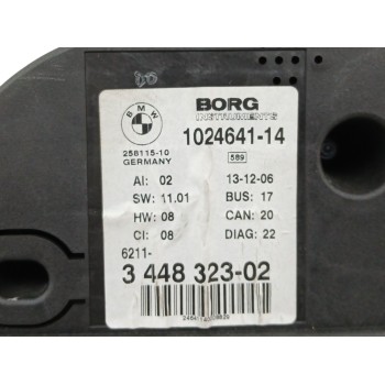 Recambio de cuadro instrumentos para bmw x3 (e83) 2.0 d referencia OEM IAM 62113448323  