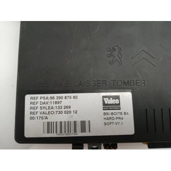 Recambio de caja reles / fusibles para citroën xsara berlina 1.6 referencia OEM IAM 9639087580  