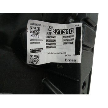 Recambio de elevalunas trasero izquierdo para mercedes-benz clase a sedán (v177) a 200 d (177.112) referencia OEM IAM A177730000