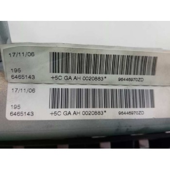 Recambio de airbag delantero izquierdo para citroën c6 (td_) 2.7 hdi referencia OEM IAM 96446970ZD DE RODILLAS 