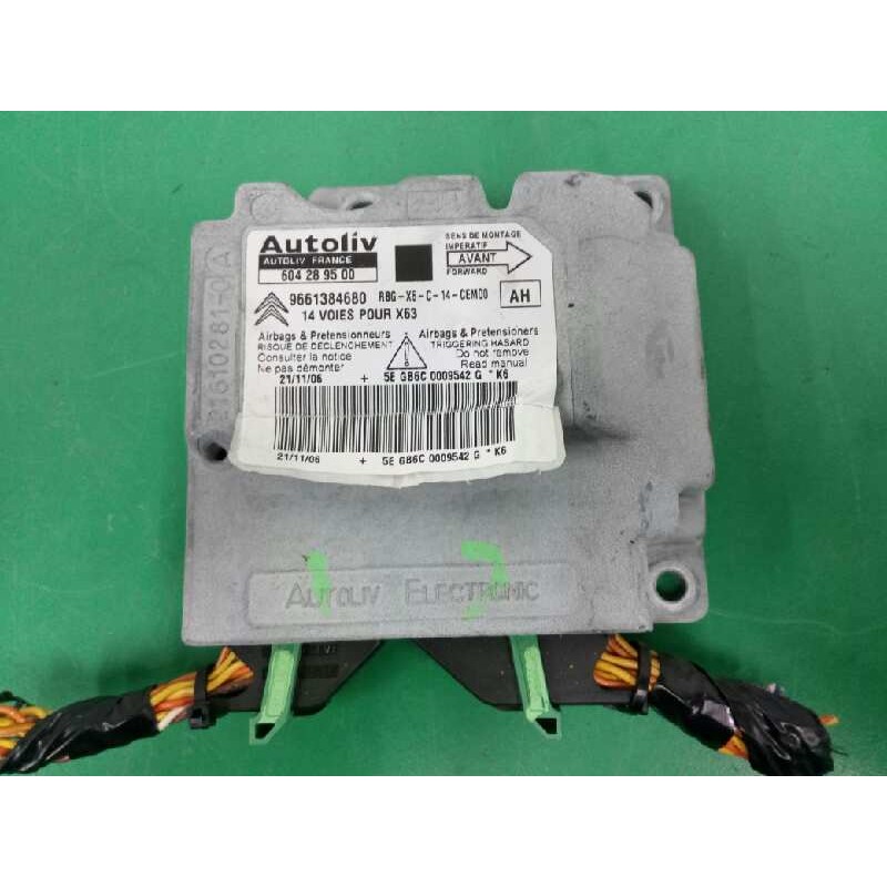 Recambio de centralita airbag para citroën c6 (td_) 2.7 hdi referencia OEM IAM 9661384680 604289500 