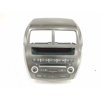 Recambio de consola central para mitsubishi asx (ga0w) 1.8 di-d cat referencia OEM IAM 8002A920HA INCLUYE CONTROLES RADIO WARNIN