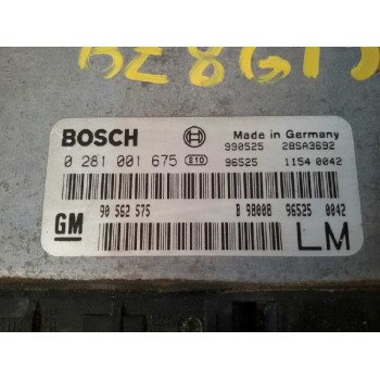 Recambio de centralita motor uce para opel astra g berlina comfort referencia OEM IAM 90562575 0281001675 