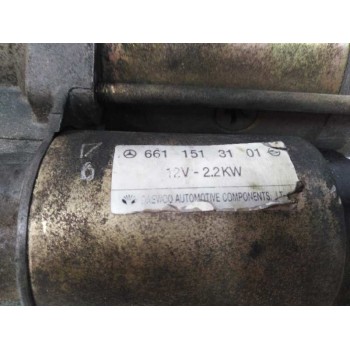 Recambio de motor arranque para ssangyong musso 2.9 diesel referencia OEM IAM 6611513101  