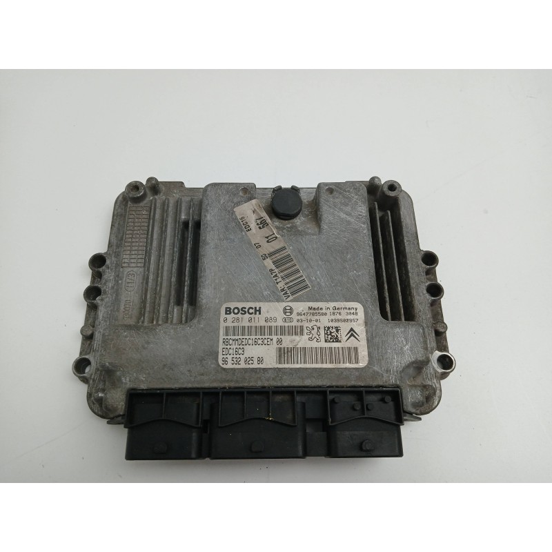 Recambio de centralita motor uce para peugeot 206 berlina 1.4 hdi referencia OEM IAM 9653202580  