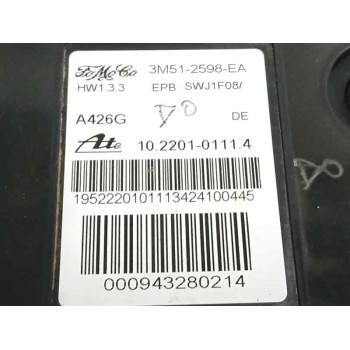 Recambio de freno de mano electrico para ford focus berlina (cap) ghia referencia OEM IAM 3M512598EA 10220101114 