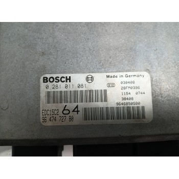 Recambio de centralita motor uce para peugeot 307 break / sw (s1) 2.0 hdi fap cat referencia OEM IAM 9647472780  