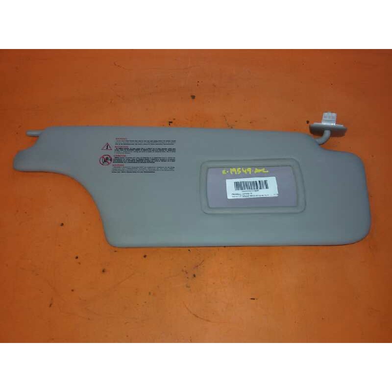 Recambio de parasol derecho para renault grand modus dynamique referencia OEM IAM 8200213199  