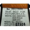 Recambio de cinturon seguridad trasero derecho para chevrolet captiva 2.0 diesel cat referencia OEM IAM 96474688  