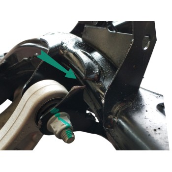 Recambio de puente trasero para mg marvel r ev (ep21) referencia OEM IAM 2B2166ANA190007 NECESITA REPARACION OBSERVAR FOTOS