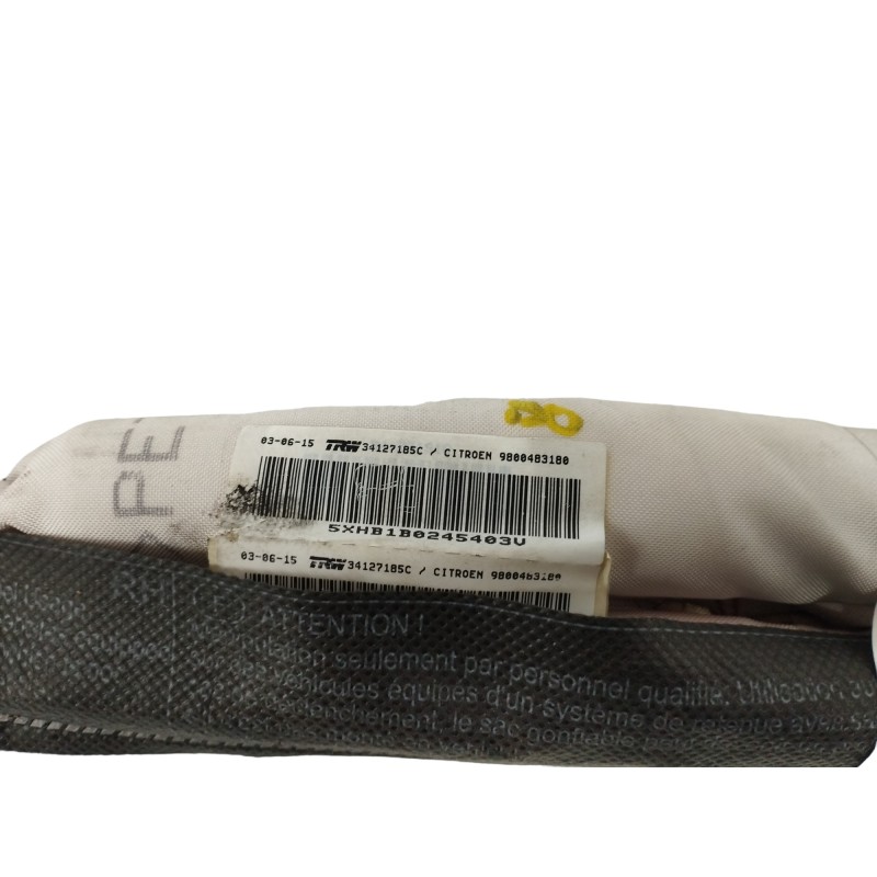 AIRBAG CORTINA DELANTERO DERECHO