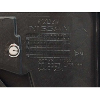 Recambio de guarnecido puerta delantera derecha para nissan x-trail (t31) 2.0 dci turbodiesel cat referencia OEM IAM 80976JG00A 