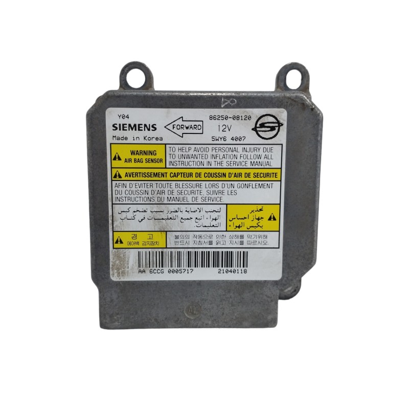 Recambio de centralita airbag para ssangyong rexton 2.9 turbodiesel cat referencia OEM IAM 8625008120 Recambio de centralita airbag para ssangyong rexton 2.9 turbodiesel cat referencia OEM IAM 8625008120