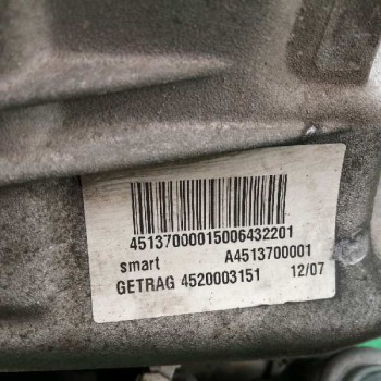Recambio de caja cambios para smart fortwo coupe 1.0 cat referencia OEM IAM 717480 SEMIAUTOMATICA PILOTADA