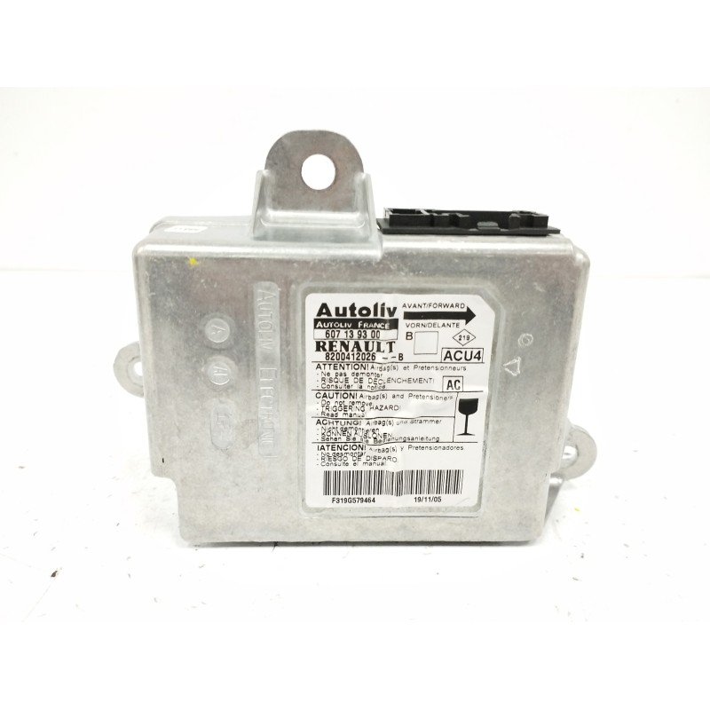 Recambio de centralita airbag para renault megane ii berlina 5p 1.6 16v referencia OEM IAM 8200412026 607139300 