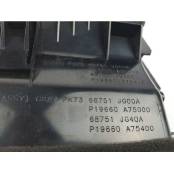 Recambio de rejilla aireadora para nissan x-trail (t31) 2.0 dci turbodiesel cat referencia OEM IAM 68751JG00A CENTRAL IZQUIERDA 