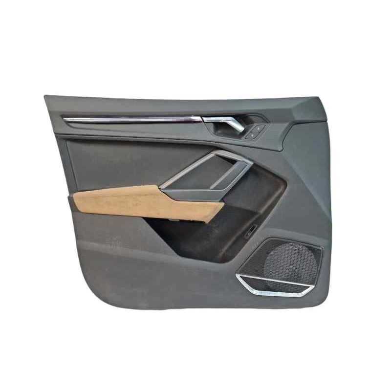 Recambio de guarnecido puerta delantera izquierda para audi q3 sportback (f3n) 35 tdi s line referencia OEM IAM 83A971035CS NEGR