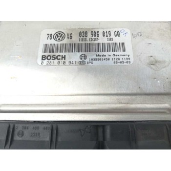 Recambio de centralita motor uce para volkswagen passat berlina (3b3) 1.9 tdi referencia OEM IAM 038906019GQ 0281010941 