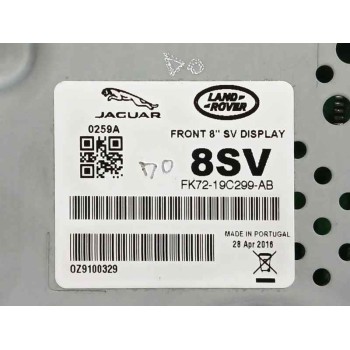 Recambio de pantalla multifuncion para land rover range rover evoque (l538) 2.0 d referencia OEM IAM FK7219C299AB  