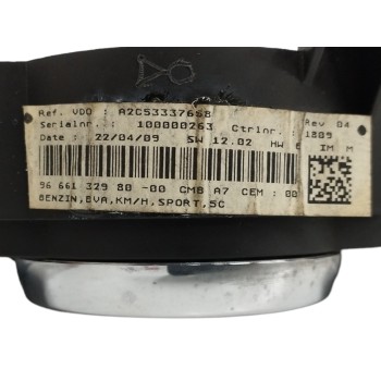 Recambio de cuadro instrumentos para peugeot 207 1.6 16v referencia OEM IAM 9666132980 A2C53337658 