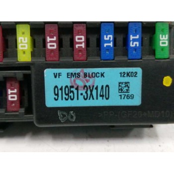 Recambio de caja reles / fusibles para hyundai i40 1.7 crdi cat referencia OEM IAM 919513X140  
