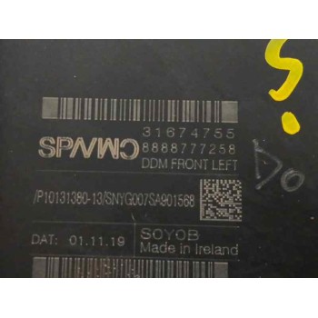 Recambio de motor elevalunas delantero izquierdo para volvo xc40 (536) t3 1477 cc referencia OEM IAM 31674755  