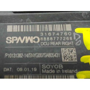 Recambio de motor elevalunas trasero izquierdo para volvo xc40 (536) t3 1477 cc referencia OEM IAM 31674759  