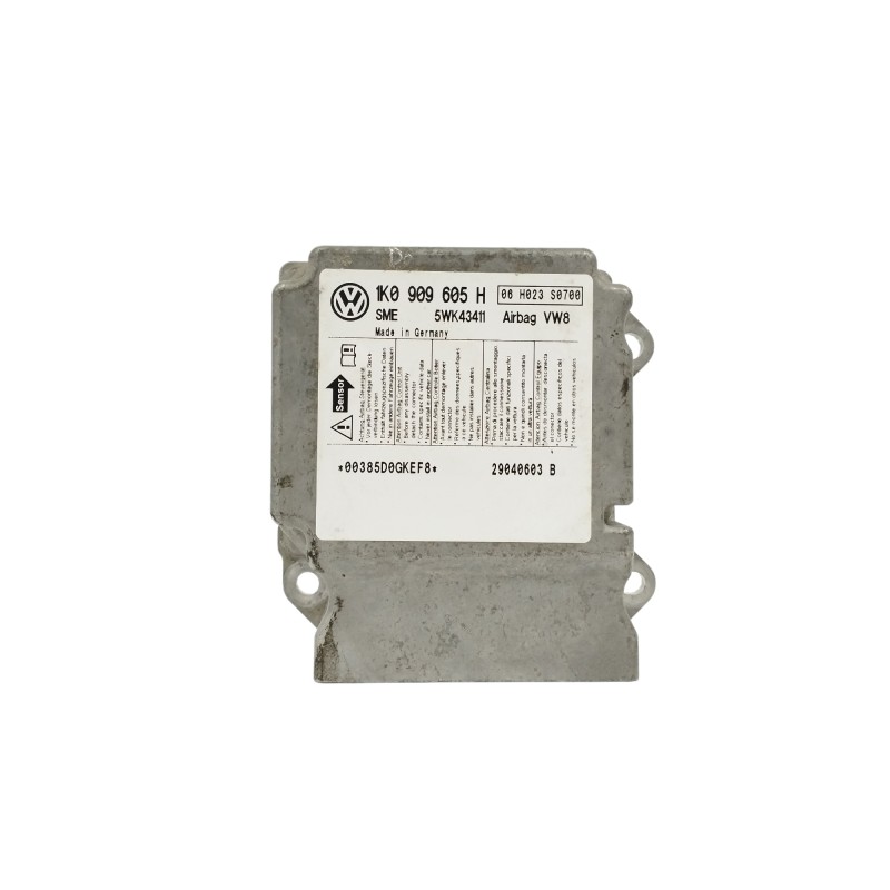 Recambio de centralita airbag para seat toledo (5p2) 2.0 tdi referencia OEM IAM 1K0909605H 5WK43411 