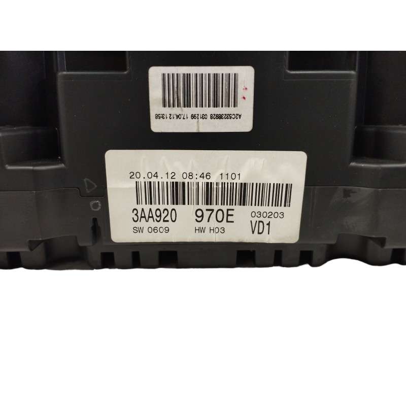 CUADRO INSTRUMENTOS VEHICULO INGLES A2C53439630