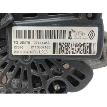 Recambio de alternador para renault captur i ( j5 h5 ) 1.5 dci 110 referencia OEM IAM 231008918R TG12S275 2714146A