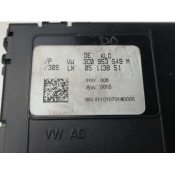 Recambio de modulo electronico para volkswagen passat variant (3c5) 2.0 tdi referencia OEM IAM 3C0953549M  