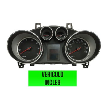 Recambio de cuadro instrumentos para opel mokka 1.6 cdti dpf referencia OEM IAM 544324059 VEHICULO INGLES 544324059