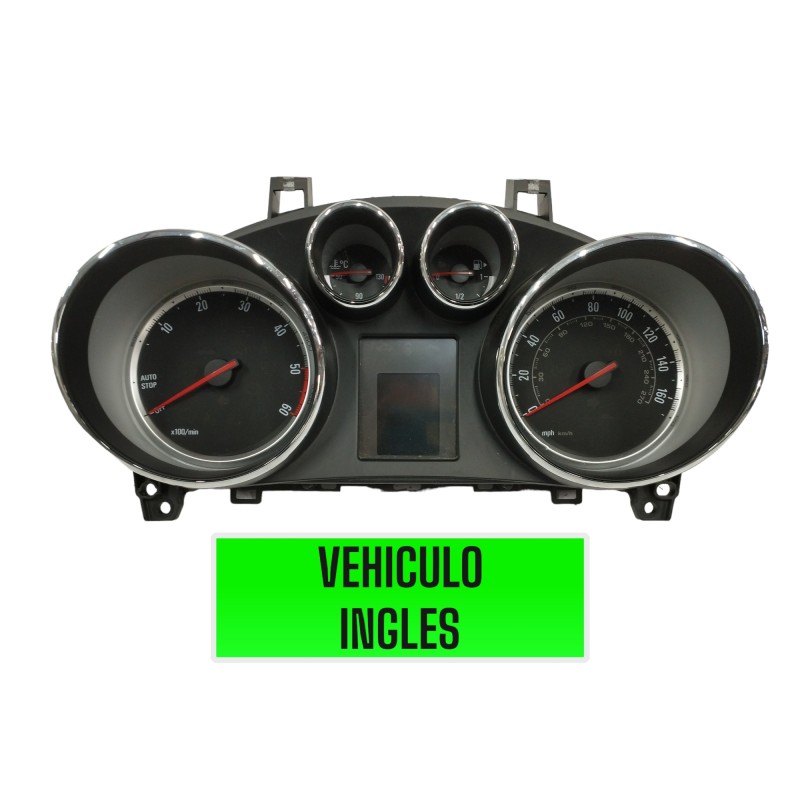 Recambio de cuadro instrumentos para opel mokka 1.6 cdti dpf referencia OEM IAM 544324059 VEHICULO INGLES 544324059