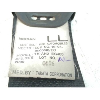 Recambio de cinturon seguridad delantero izquierdo para nissan x-trail (t31) 2.0 dci turbodiesel cat referencia OEM IAM TKAH2EG4
