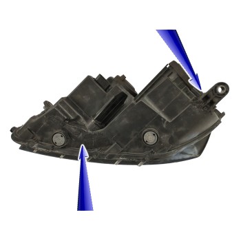 Recambio de faro derecho para volkswagen passat lim. (362) 2.0 tdi referencia OEM IAM 3AB941008 VEHICULO INGLES SOPORTE REPARADO